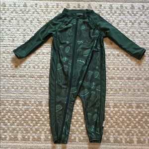 SwimZip - Green Octopus - 18-24 Months